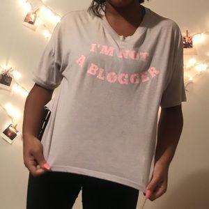“I’m not a blogger”
